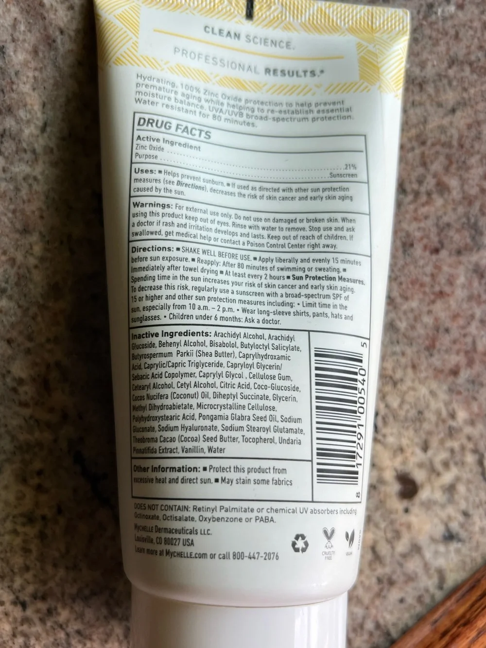 Sunscreen Mychelle Pharmaceuticals Barely Used